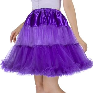 18-inch Underskirt Princess Puffy Mini Skirt NWOT
